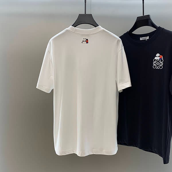 《大人気》ロエベ スナフジタ コラボ リラックスTシャツ 偽物 2色 loa00366